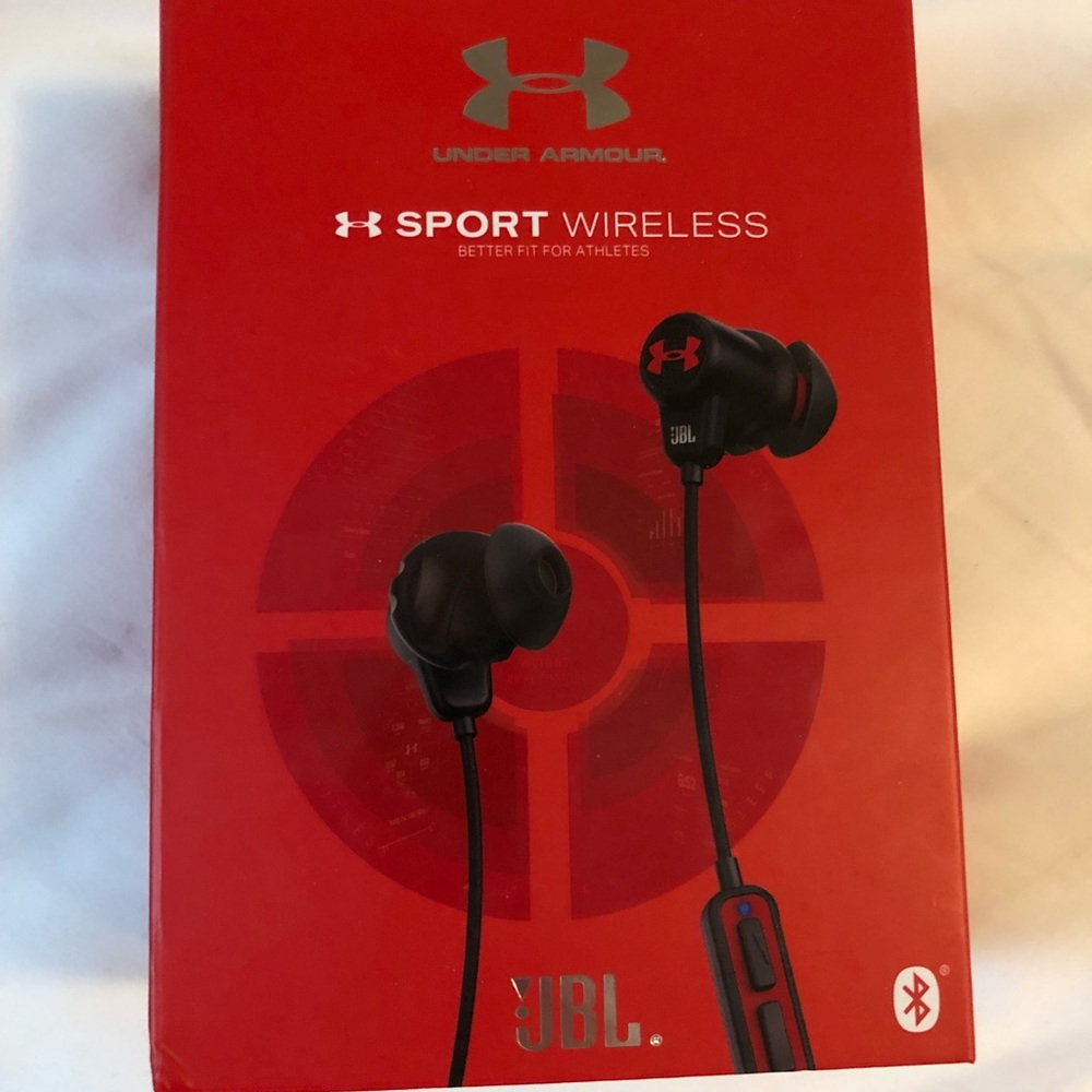 Under armour sport wireless JBL headphones NWT